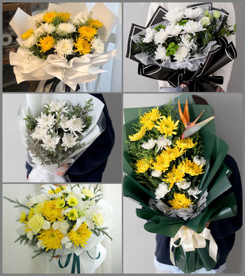 浙江省绍兴新昌县新林乡祝家庄村白事花束代送